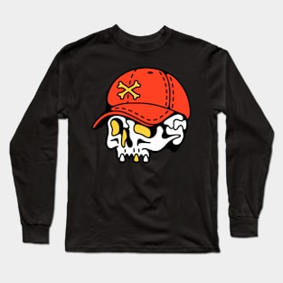 Skull hat Long Sleeve T-Shirt